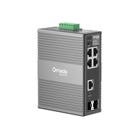 TP-Link IES206G Omada 6-Port Gigabit Industrial Easy Managed Switch ,  1× GE SFP/RJ45, 1× GE SFP, 4× GE RJ45