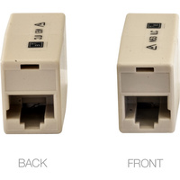 8P8C RJ45 Socket To Socket modular Lead Coupler Joiner TEL5011