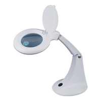 Magnifying Lamp Desk 90mm Lens 5X Adjustable Angle mast
