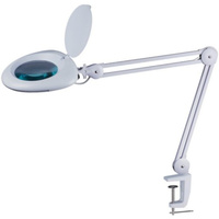 Protec Magnifying LED Lamp Professional Grade 150mm Lens Includes Clamp Base