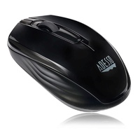 Adesso Wireless S50 2.4GHz black Battery powered Mini Mouse 