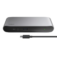 Belkin Connect Thunderbolt 4, 5-in-1 Core Hub + 150W PSU - Space Grey (INC013AUSGY), 96W PD, 40 Gbps, 4x Thunderbolt, 1x USB-A (3.2 Gen 2), 2 Years
