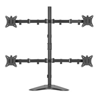 Infinity Inf761-T04 Freestanding Quad Monitor Stand