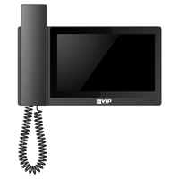 Residential IP Intercom Monitor with Handset (Black)