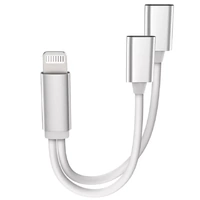 Sansai IPH-0907K-SILVER Lightning to 155mm Audio Earphones Jack Adapter Silver