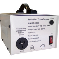 TorTech ISO600ES-240V 600VA Isolation Transformer Mains Electrostatic Screen