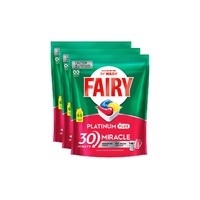 Fairy Platinum Plus Lemon 195 Dishwasher Tablets (3 x 65 Pack)