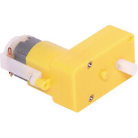48:1 Geared Motor With Plastic Housing 5mm Double Flat Shaft