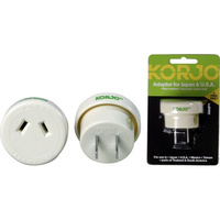 Korjo Australia 240V Plug FIT24 to Japan Smallest and Safest Travel Adaptor