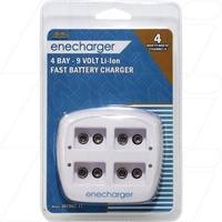 Enecharger JBC002-11 100-240VAC Input Smart Charger suits up to 4 x 9V batteries