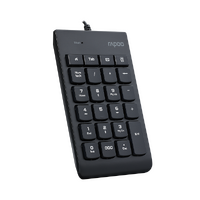 RAPOO K10 Laser Carved Keycap Spill resistant Wired Numeric Number Pad Keyboard 