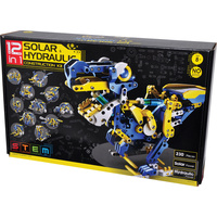 Stem 12-in-1 Solar Hydraulic Construction Kit Suitable for Children Aged 8- over