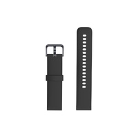 Silicone Strap for Active 4 / Active 4 Pro / Active 4 Elite GPS Smart Sports Watch (Black)