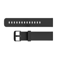 Silicone Strap for Kogan Active+ II & Pulse+ II Smart Watches (Black)