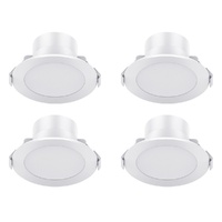 SmarterHome™ Smart RGB+CCT Bluetooth Mesh Dimmable LED Downlight (4 Pack)