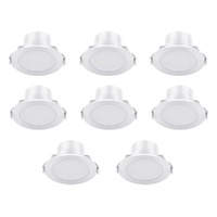 SmarterHome™ Smart RGB+CCT Bluetooth Mesh Dimmable LED Downlight (8 Pack)