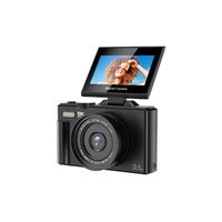  5K 75MP Digital Vlogging Camera with Flip Screen (Dual Battery Bundle)