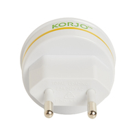 Korjo Travel Plug Adaptor From Australia-NZ to Italy Switzerland Brazil Chile