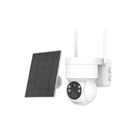 SmarterHome™ 4MP Battery-Powered Outdoor PTZ Spotlight Smart Security Camera with Solar Panel