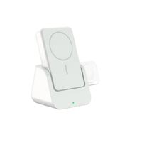 Kogan 3-in-1 Wireless Charging Dock + 10000mAh MagSafe-Compatible Power Bank