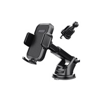 2-in-1 Car Phone Holder for Dashboard and Air Vent