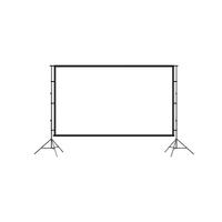 Kogan 100'' Double Tripod Projector Screen with Stand