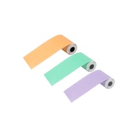 Kogan Mini Inkless Printer Thermal Adhesive Papers Multicoloured - 3 Pack