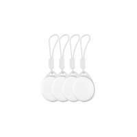 2-in-1 Smart Tag Tracker for Apple Find My and Google Find Hub (4 Pack)