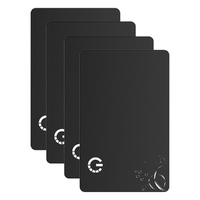 2-in-1 Ultra Slim Wallet Tracker Smart Tag for Apple Find My and Google's Find Hub (4 Pack)
