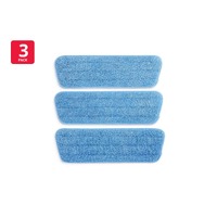 Kogan UltraSwish Spray Mop Heads (3 Pack, Blue)