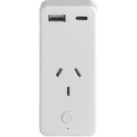 Kogan SmarterHome™ Smart Plug With Energy Meter & 5V 2A USB A&C Ports (2 Pack)