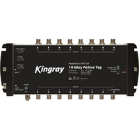 Kingray KAT16F 16 Port Satellite Signal Distribution Active Tap 47-2400 MHz 