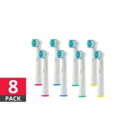 8 Pack Replacement Toothbrush Heads (Medium Bristles) - Oral-B Compatible