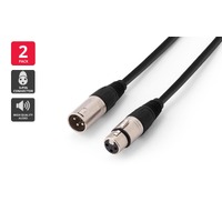 2 Pack Kogan Male to Female Balanced Microphone XLR Cable (1.8m)