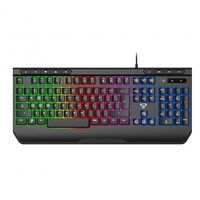 Laser Gaming LED Full Size Braided Cable Anti-Ghosting Wired Keyboard