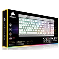 Corsair K70 MK.2 MX Speed RGB Backlit RGB LED Mechanical Keyboard