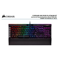 Corsair Cherry MX Brown RGB Backlighting Light Edge Mechanical Gaming Keyboard