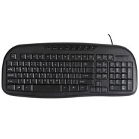 Keyboard Multi-Media 102 keys with 8 programmed hot keys USB 1.2M lead