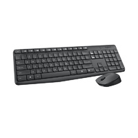Logitech MK235 2.4GHz Compact Wireless Keyboard and Mouse Combo Spill Resistant