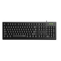 RAPOO NK1800 Entry Level Wired Keyboard Laser Carved Keycap Spill-Resistant