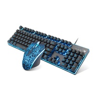 RAPOO V100S Backlit Gaming Keyboard & Optical Gaming Mouse, competitive gaming combo