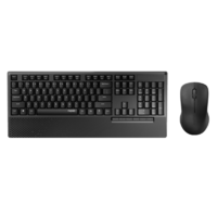 RAPOO X1960 Wireless Mouse and Keyboard Combo with Palm Rest 1000DPI 10m Range