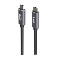 Klik 1m USB-C Male to USB-C Male USB3.2 GEN2 10Gbps Cable