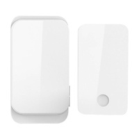 Arlec KDCP01 Plug-in Door Chime with 100m Wireless Kinetic Push Button - White