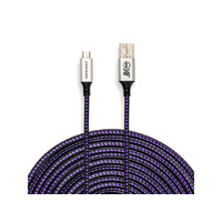 KontrolFreek: 3.6M USB-A to MicroUSB Braided Cable
