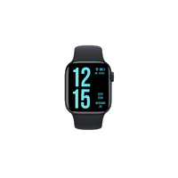 Apple Watch Series 10 Jet Black Aluminium Case GPS (Black, 46mm, S/M)