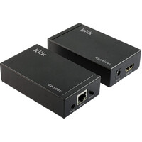 Klik HDMI Extender over Cat 5 to 120m with IR Transmitter and Receiver Adapter