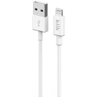 Klik 1.2m Apple Lightning to USB Sync/Charge Cable White - 10 Pack