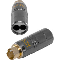 4 Pin Premium Mini Din S-Video Plug Gold
