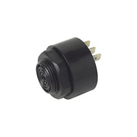 KPE657 6V to 28V DC 85dB Piezo Buzzer with Quick Connect Terminals